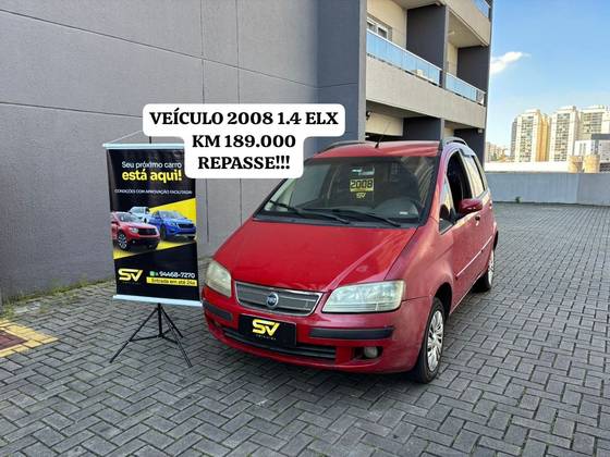 FIAT IDEA 1.4 MPI FIRE ELX 8V FLEX 4P MANUAL FIAT IDEA 1.4 MPI FIRE ELX 8V FLEX 4P MANUAL